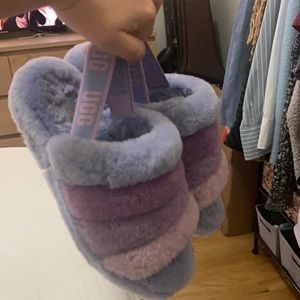 Pink/Purple UGG slippers